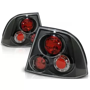 Tuning tail light set suitable for Opel VECTRA B 11.1995-12.1998 sedan/hatchback with black base, left and right