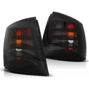 Tuning tail light set suitable for Opel ASTRA G 09.1997-02.2004 3/5 doors, hatchback fully tinted, left and right