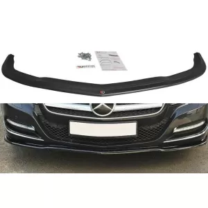 Maxton Design spoiler suitable for standard front bumper of Mercedes CLS C218 2011-2014, black lacquer