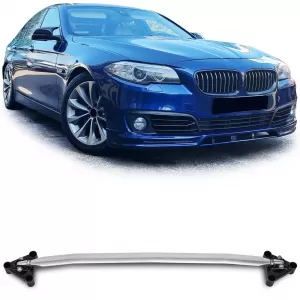 Polished aluminum strut brace for engine compartment suitable for 5 Series BMW F10 F11 2010-2017