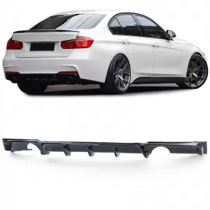 Rear diffuser Performance gloss black suitable for 3 Series BMW F30 F31 335i 340i - ODRBDB6012580