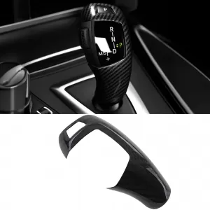 Real carbon cover automatic gear knob fits for 4 Series BMW F32 F33 F36 2013-2021 - OD3CWFB6012736