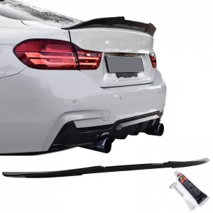 Ducktail rear spoiler gloss black suitable for 4 Series BMW F32 Coupe 2013-2021 - ODSB6012765