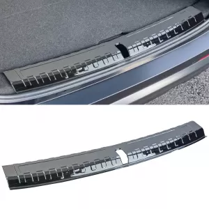 Stainless steel black rear bumper protector inner fits for BMW X1 U11 - ODTPSB6012785