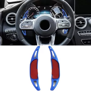 Paddle Shifter Extension Aluminum Blue for Mercedes AMG GLB35 X247 GLC43 63 X253