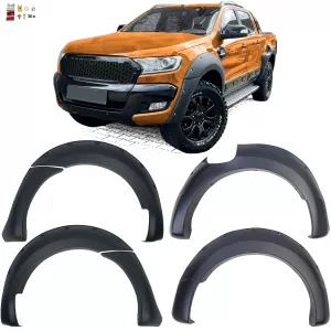 Fender wheel arch extensions set BIG for Ford Ranger T7 2015-2019 2.2 3.2 - ODFF-WTF6012839