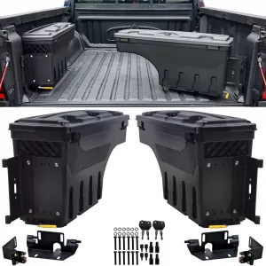 ABS bed storage boxes right+left lockable for Ford Ranger T9 - ODCIOAF6012897
