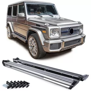 Stainless steel running boards OE style for Mercedes G-Class model W463 89-15 - ODRBSSM6013596