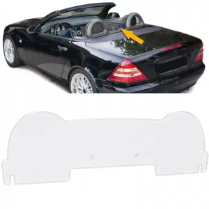 Premium wind deflector windschott acrylic glass clear for Mercedes SLK R170 96-04 - ODSMM6013672