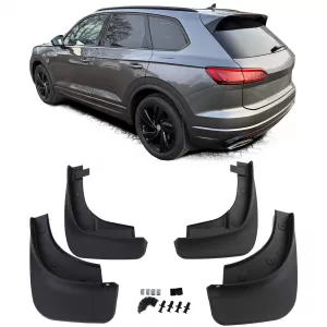 Mud flap set front and rear black for VW Touareg CR from 18 with R-Line - ODSAV6013719