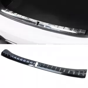 Stainless steel black bumper protector inner fits for 5 Series BMW G30 G31 - ODTPSB6013871