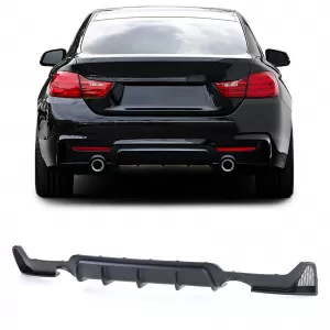 Rear diffuser Performance black matte suitable for 4 Series BMW F32 F33 F36 435i 440i - ODRBDB6013885