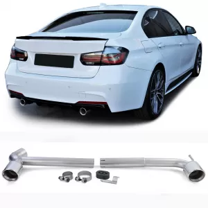 Exhaust tailpipe duplex conversion fits BMW F30 F31 316 318 320 F32 F33 F36 418 420 - ODCESB6013904
