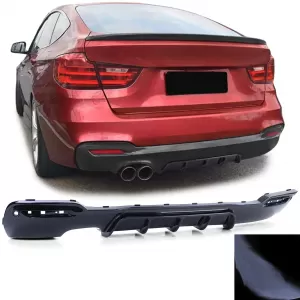 Rear diffuser Performance gloss black fits for 3 Series BMW GT F34 2013-2021 - ODRBDB6014013