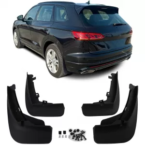 Mud flap set front and rear black for VW Touareg CR from 18 without R-Line - ODSAV6014203