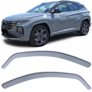Wind deflector rain deflector wind protection black smoke for Hyundai Tucson NX4 from 20 - ODSMH6014313