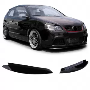 Headlight covers Evil Eye Black Gloss suitable for VW Polo 9N3 05-09 - ODLCV6014337