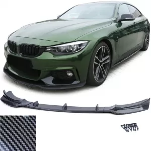 Front spoiler lip performance carbon look suitable for 4 Series BMW F32 F33 F36 with M - ODFBSB6014484