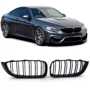 Double Slat Kidney Grille Performance Gloss Black for 4 Series BMW F32 F33 F36 F82 F83 - ODGB6014643