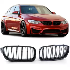Sport double-slat kidney grille glossy black suitable for BMW F30 F31 11-19 - ODGB6014644