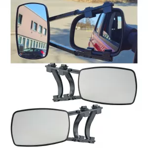 Caravan mirror set, trailer mirror, clip-on mirror, universal for cars and buses - ODSMF6014709