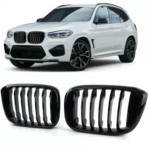 Sport front grille gloss black for BMW X3 G01 X4 G02 2017-2021 - ODGB6014754