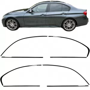 Shadow Line Trim Set Black for 3 Series BMW F30 Sedan 11-18 - ODETB6014884