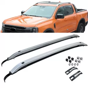 Aluminum roof railing retrofit suitable for Ford Ranger T9 from 2023 - ODRRRRSF6014941