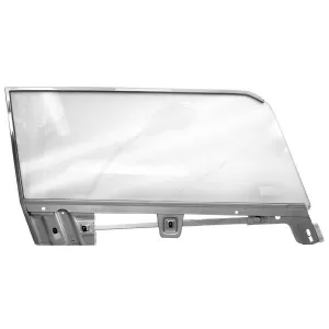 Left side window complete clear glass fits Ford Mustang Coupe 67-68 - ODSMF6015095