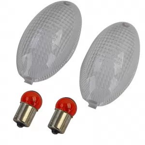 Motorcycle Indicator Lenses Clear Pair for Ducati Monster / Victory