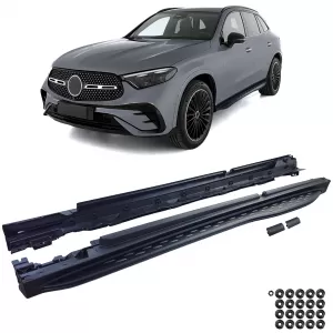 Aluminum running boards OE Style Black Edition fits Mercedes GLC X254 C254 Coupe - ODRBSSM6015465