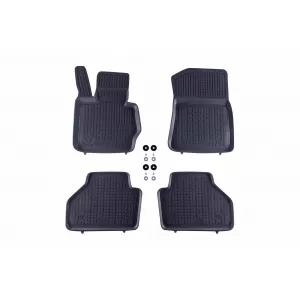 Specific rubber mats suitable for BMW X3 F25 2010-2017, X4 F26 2014-2018, 4-piece set, grey color - ABFMB6016102