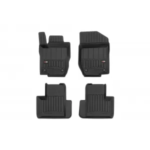 Specific rubber mats suitable for Mercedes GL X164 2006-2012, 7 seats, 4-piece set, black color, with 24-month warranty from Frogum 3D ProLine series. - ABFMM6017700