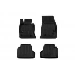 Specific rubber mats suitable for BMW 4 Series F32 Coupe 2013-2020, 4-piece set, black color, with 24-month warranty - ABFMB6017923