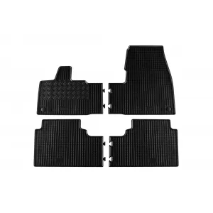 Specific rubber mats suitable for BMW i3 after 2013, 4-piece set, black color - ABFMB6018868