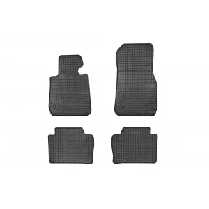 Specific rubber mats suitable for BMW 3 Series F30, F31, F35 2011-2019, 4-piece set, black color - ABFMB6019148