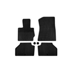 Rubber mats Gumarny Zubri suitable for BMW X3 F25 2010-2017, X4 F26 2014-2018, 4-piece set, black color - ABFMB6019517
