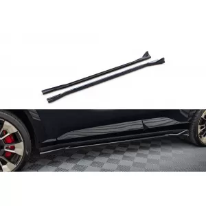 Maxton Design additives suitable for BMW XM G09 side skirts after 2022, black lacquer - ABSSB6020651