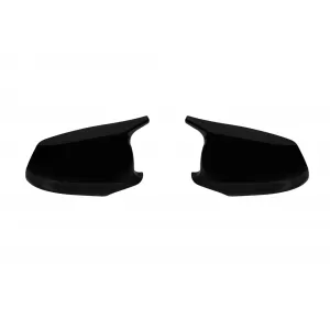 Black lacquer caps type M suitable for standard mirrors on BMW Series 5 F10, F11, Series 6 F06, F12, F13, Series 7 F01, F02 - ABSMB6020863