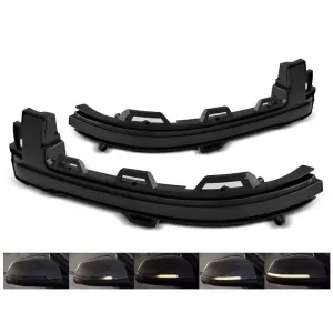 LED turn signals suitable for side mirrors of BMW X3 F25 2014-2017, X4 F26 2014-2018, X5 F15 2013-2018, X6 F16 after 2014 - ABMWLIB6020962
