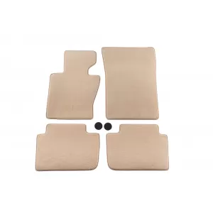Textile floor mats Petex Comet series suitable for BMW X3 E83 2004-2010, set of 4 pieces, beige - ABFMB6022138