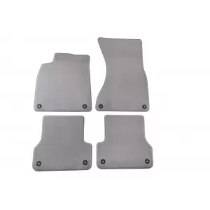 Textile floor mats Petex Comet series suitable for Audi A6 sedan, estate, Allroad, Audi A7 2010-2018, set of 4 pieces, grey - ABFMA6022159