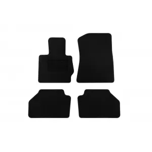 Textile floor mats by Rigum suitable for BMW X3 F25 2011-2018, set of 4 pieces, black - ABFMB6022841