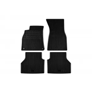 Specific rubber mats suitable for Audi A6 after 2018, A7 after 2017, 4-piece set, black color - ABFMA6023713