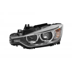 Left xenon headlight suitable for BMW 3 Series F30 sedan, F31 station wagon 2011-2015 with chrome base - ABHB6025103