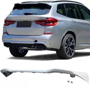 Roof sport rear spoiler in Mineral White (A96) fits BMW X3 G01 from 2017 - ODRSB6025192