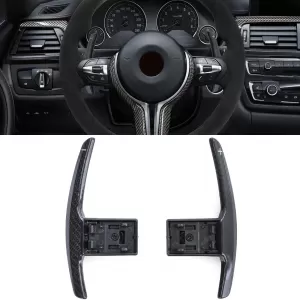 Real carbon shift paddles replacement fits BMW 3 Series F30 F31 4 Series F32 F33 F36 - ODKPB6025215