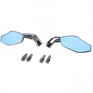 Universal Motorcycle Mirror Set LUCA High Gloss Polished - ODSMH6025470