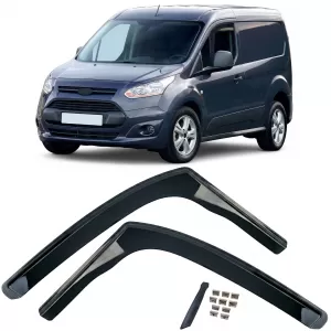 Wind deflector rain deflector 2-piece black for Ford Transit Connect 2013-2020 - ODSMF6025700