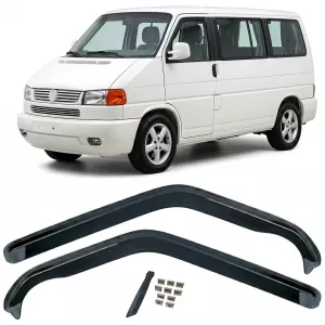 Wind deflector rain deflector 2-piece black for VW T4 Bus Transporter 1990-2003 - ODSMV6025722